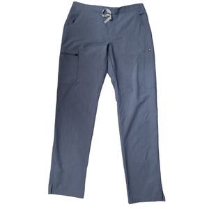 FIGS Rate HTF Heather Indigo Yola 10-pocket Scrub Pants Size S